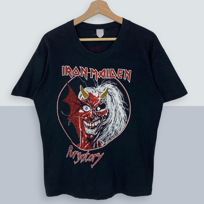 RARE Vintage 1981 Iron Maiden Purgatory Tee T Shirt 80s - Etsy