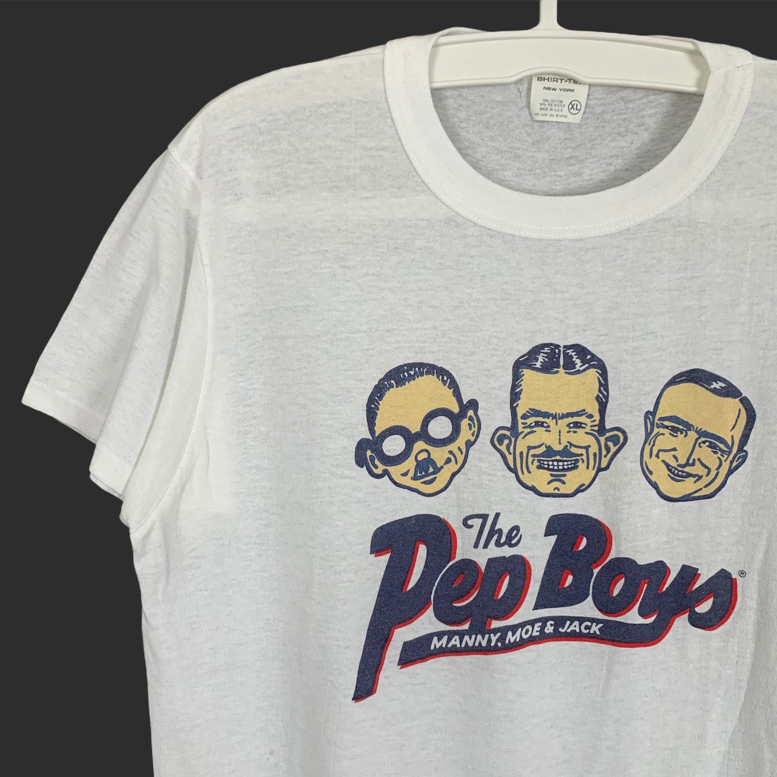 Vintage 80s The Pep Boys Tee T Camisa Etsy