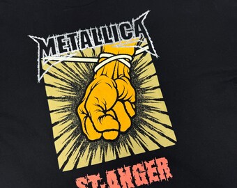 LLICA メタリカ　ST.ANGER M 2003 Tシャツ Vintage 2003 Metallica St Anger 19th Tour Tee T - Shirt - Etsy