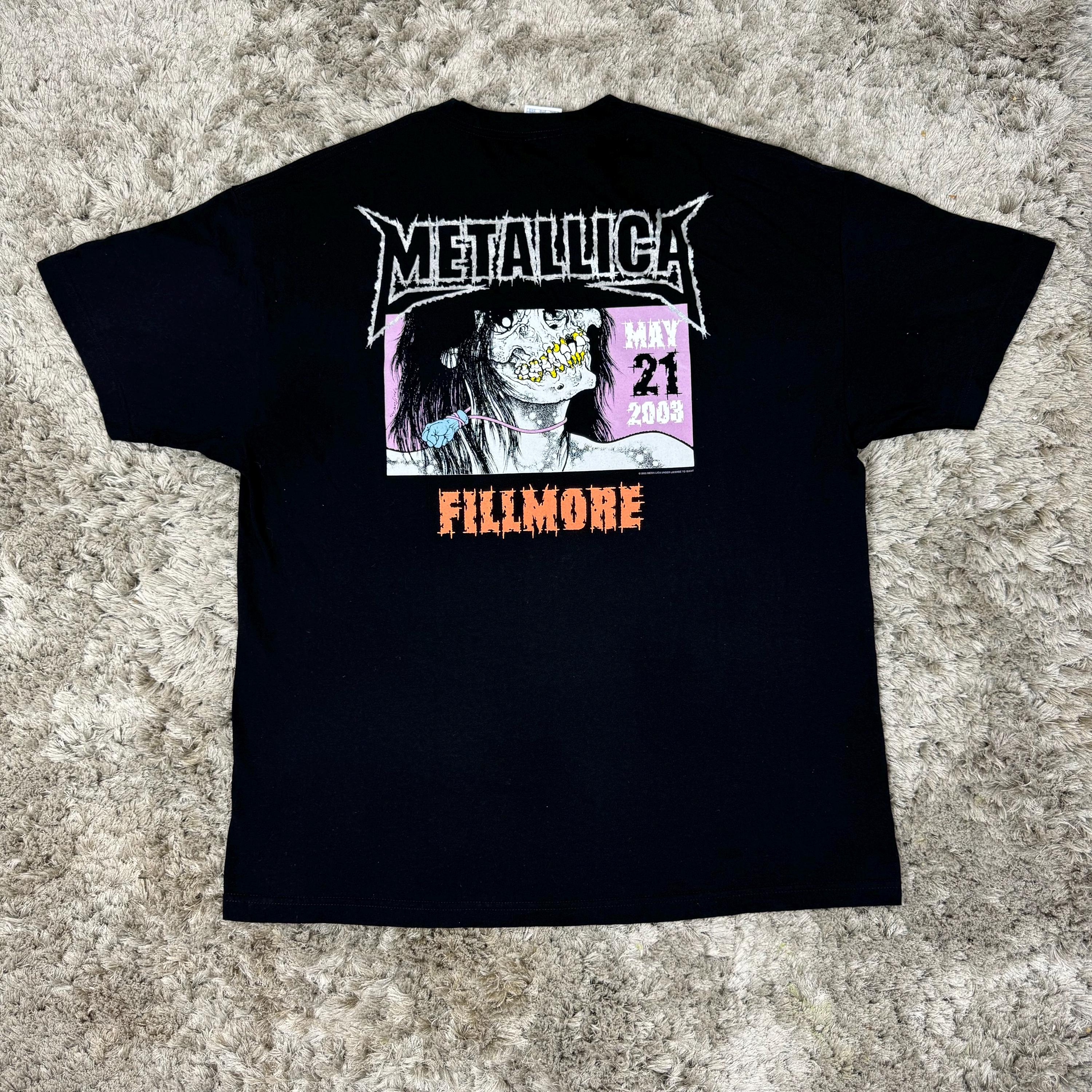 サンフランシスコLLICAメタリカST.AngerフィルモアTシャツ METALLICASTANGERRARITIES-B.png