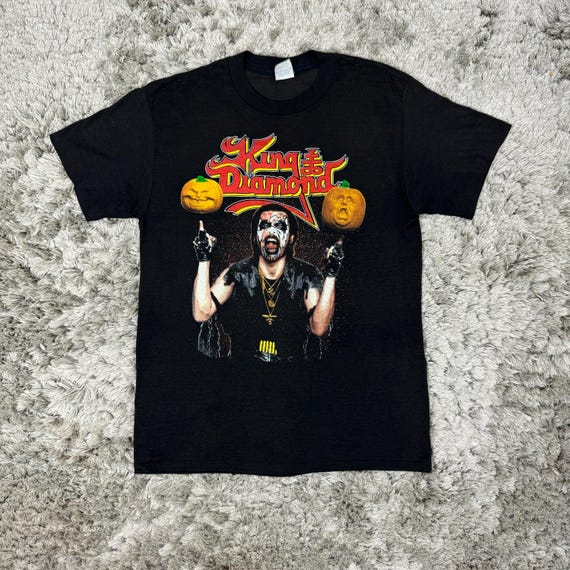 RARE Vintage 1989 King Diamond Halloween Tour Tee T - Shirt 80s - Etsy