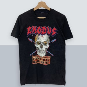 Vintage 1988 Exodus Meat Party Tee T - Shirt 80s