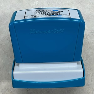 Custom Pre-Inked Notary Stamps FREE shipping