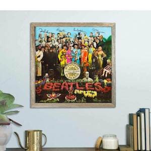 Record Frame 12.5 x 12.5 Album Frame | Standard 12 inch LP and Double LP&#39;s | Vinyl Frame Free Standing or Wall Hanging by BarnwoodUSA