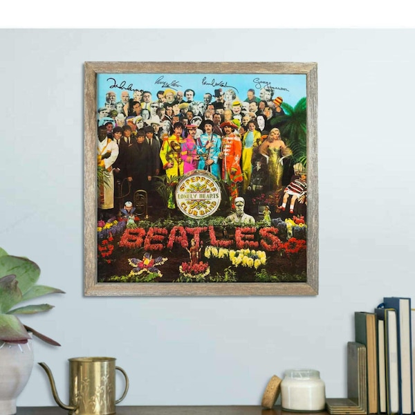 Record Frame 12.5 x 12.5 Album Frame | Standard 12 inch LP and Double LP's | Vinyl Frame Free Standing or Wall Hanging by BarnwoodUSA