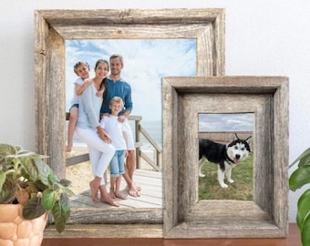 Wood Photo Frame, Wooden Picture Frame, Natural Wood Frame, Frames for Wall Art, Wooden Frame, Rustic Picture Frame, Signature Frame Profile
