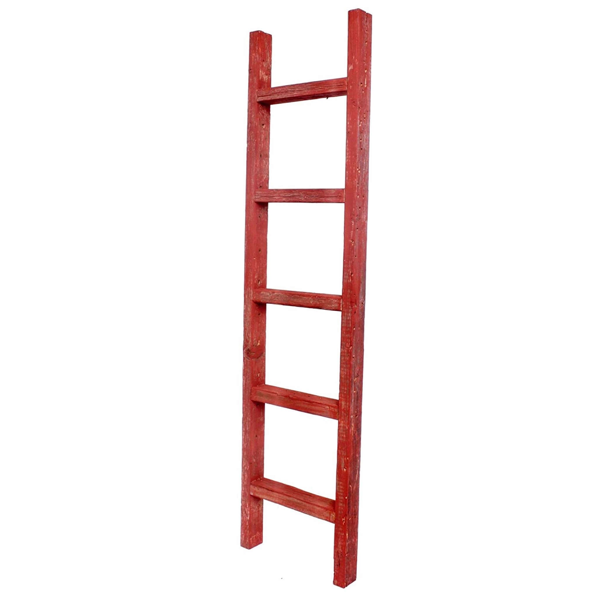 Blanket Ladder Decorative Ladder Rustic Wood Ladder Etsy