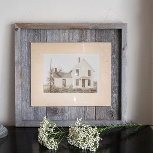 Unique Rustic Wood Picture Frame, Wood Picture Frame, Wood Photo Frame, Wooden Picture Frame, 5x7, 8x10, 8.5x11 Plank Picture Frame image 6