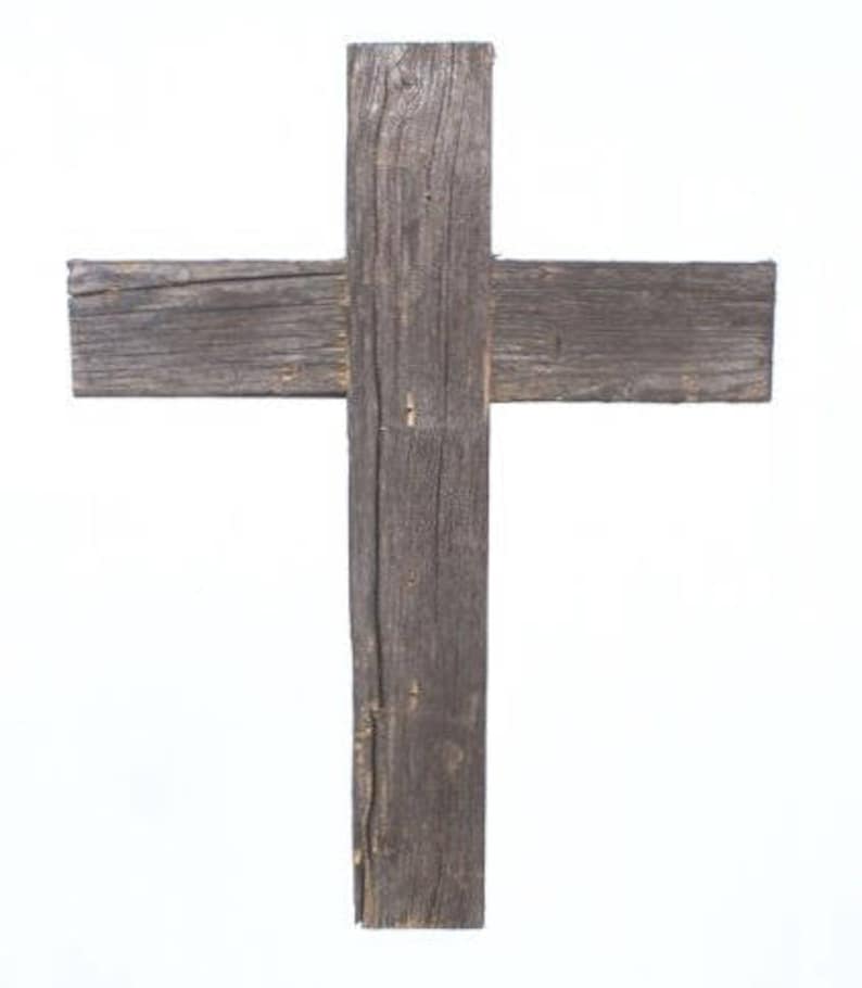 Rustic Wooden Wall Cross Decorative Cross Reclaimed Wood Etsy
