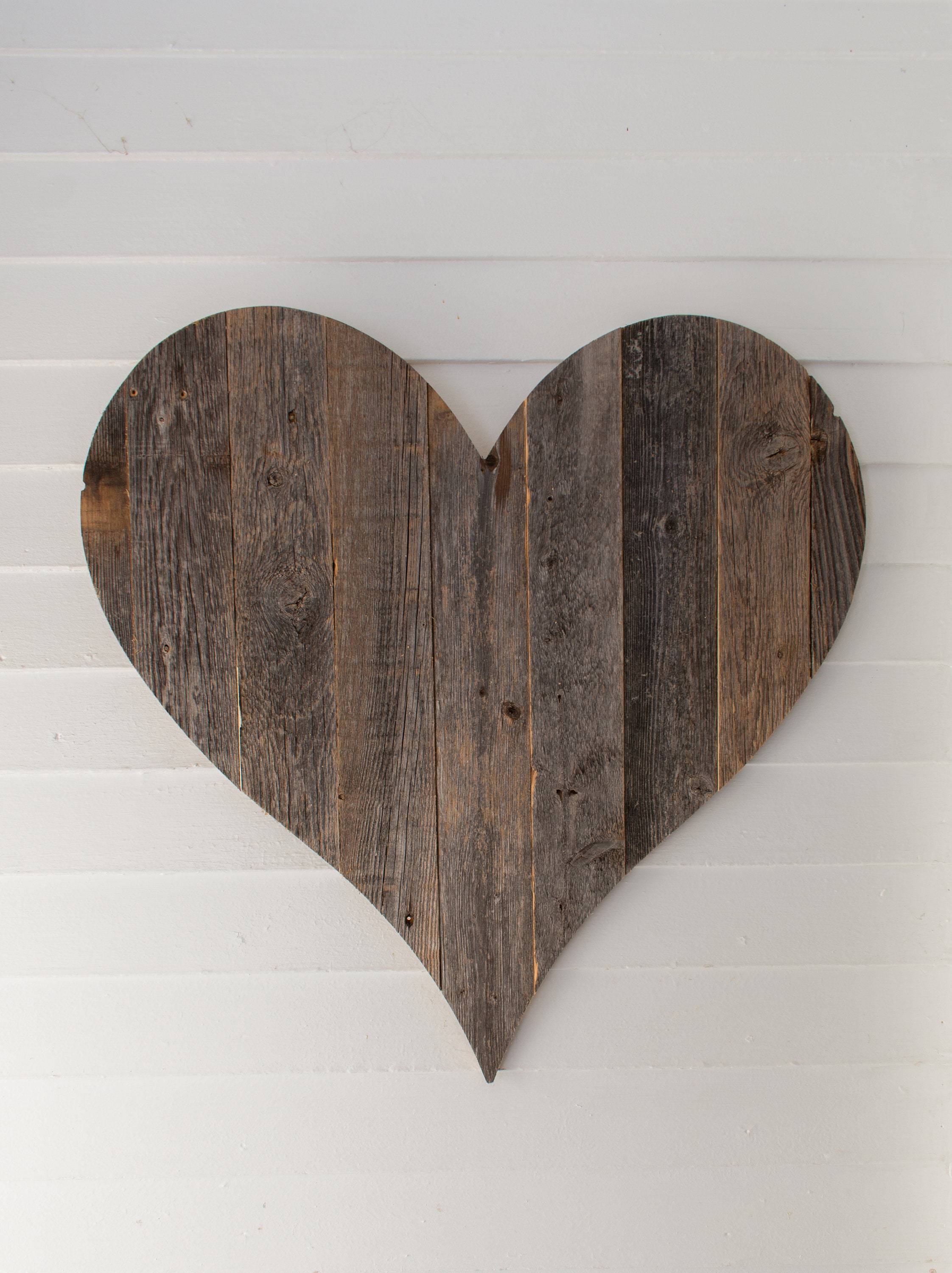 Large Wooden Heart – Birch Lane by Jennifer