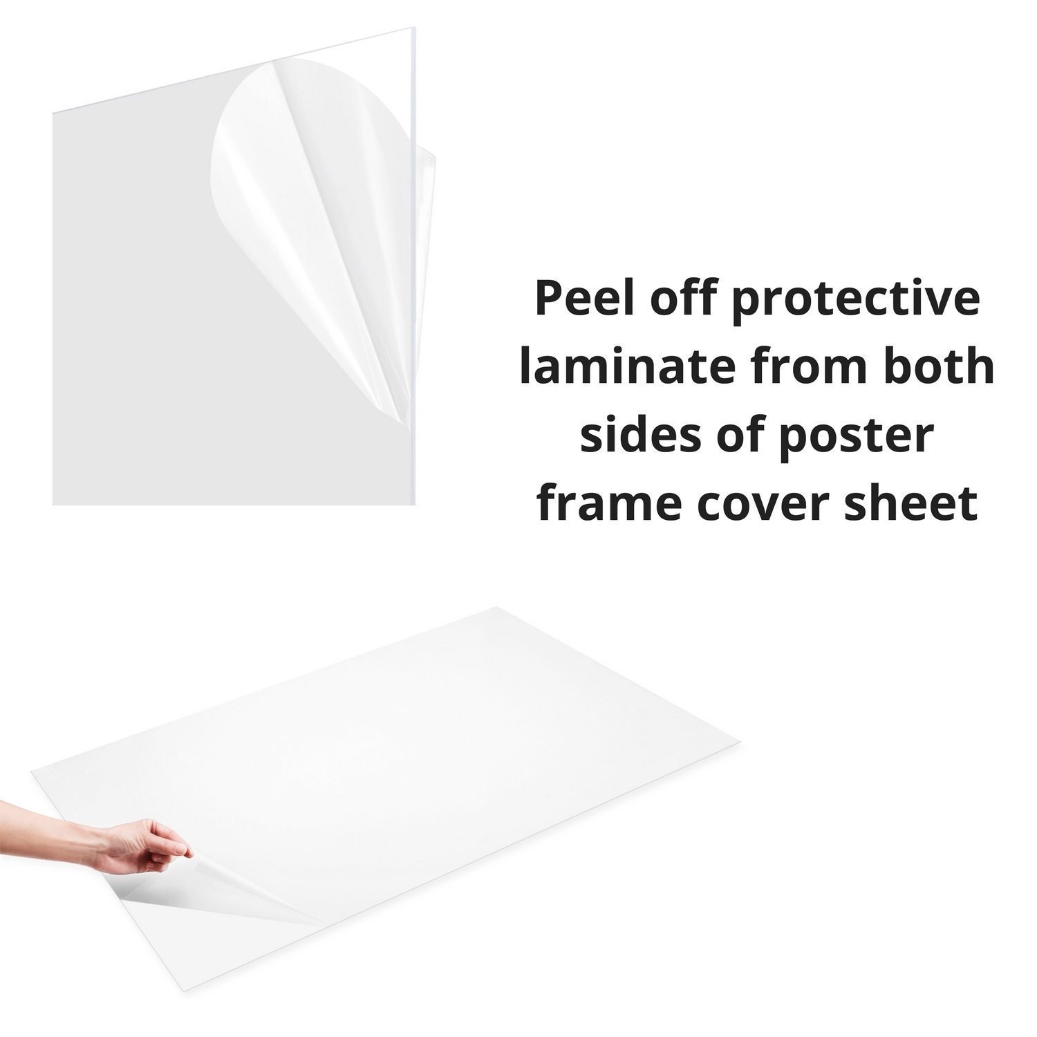 Replacement Plastic Sheets For Poster And Art Displays