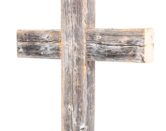 Rustic Wooden Wall Cross | Decorative Cross| Reclaimed Wood Wall Cross| Wood Cross (Additional Colors Available)