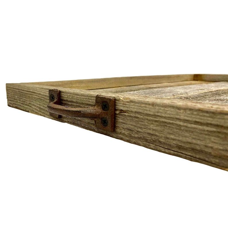 Barnwoodusa Reclaimed Wood Decorative Tray Farmhouse Décor Etsy