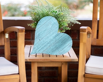 Wood Heart | Farmhouse Wood Heart | Rustic Reclaimed Wood | Valentine's Day, Mother's Day, Wedding,  Any Day to Express Love | Hang
