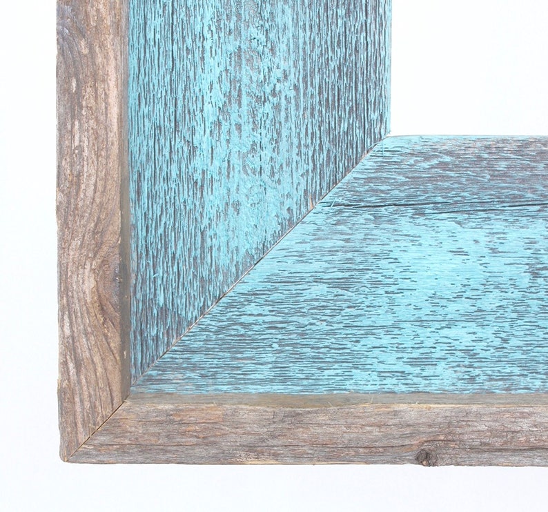 BarnwoodUSA Reclaimed Wood Open Picture Frame - 24x30, Espresso Finish, No Glass Or Backing, Handmade In USA