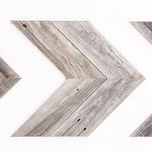 BarnwoodUSA Rustic Double Chevron Decorative Arrow Set of 3 - 100% Reclaimed Wood (Additional Colors Available)