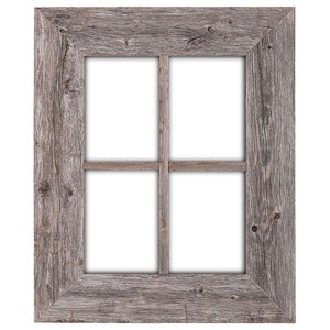 Rustic Wood Window Frame, Window Frame, Window Pane Frame, Barnwood Window Frame, 100% Reclaimed Wood