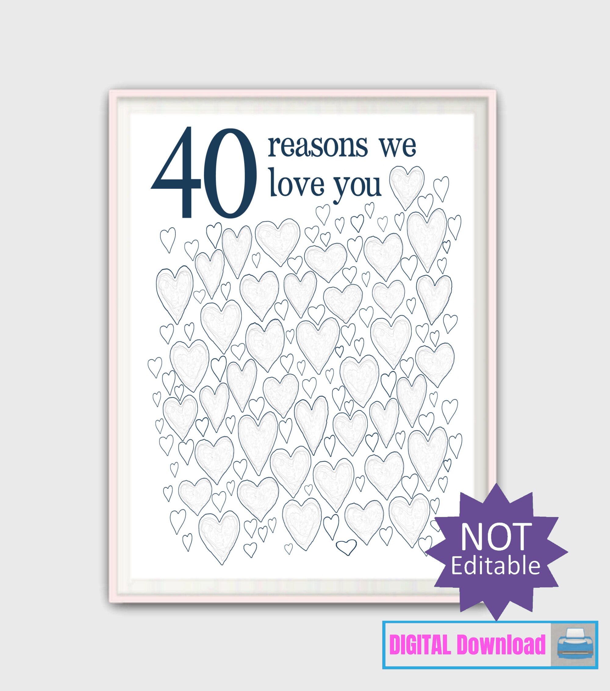 40th Birthday Gift for Man 40th Birthday Gifts For Husband | Etsy