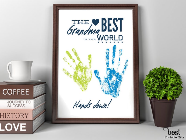 Best Grandma Gifts Grandma Gift From Grandkids Worlds Best Etsy