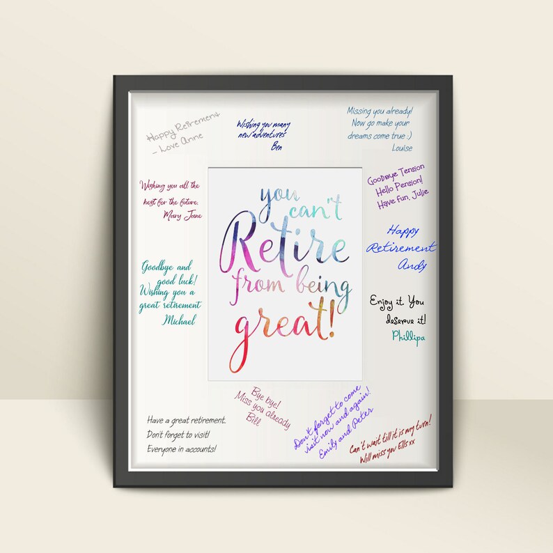 Retirement PRINTABLE Retirement Gifts for Women Retirement Etsy