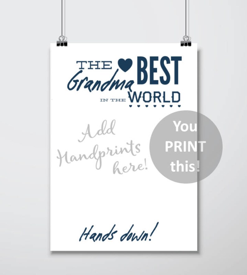Best Grandma Gifts Grandma Gift From Grandkids Worlds Best Etsy