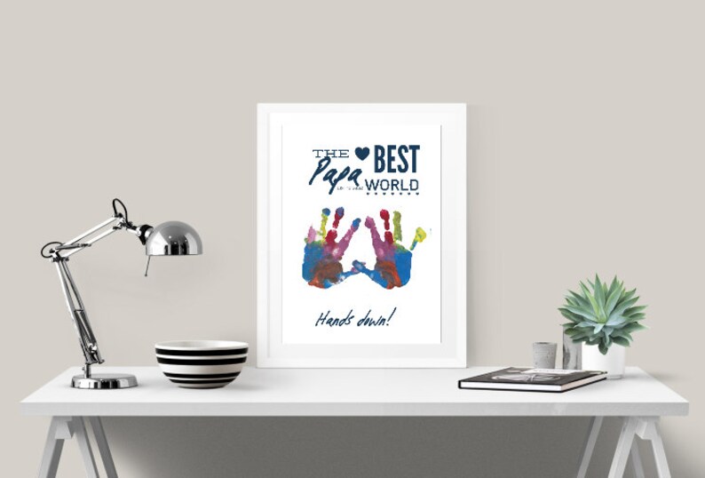 Papa Print Christmas Gift for Papa Personalized Gifts for Etsy