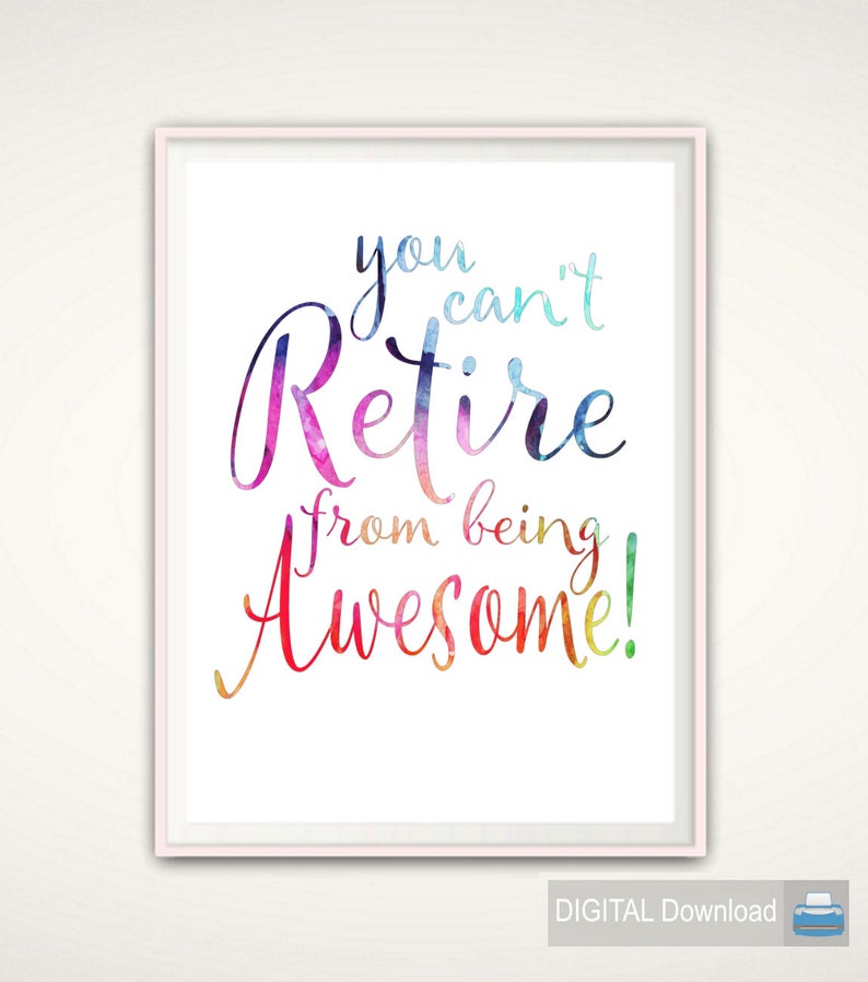 Nurse Retirement Reward - Retirement Offers, PRINTABLE Retirement Signal, Retirement Decorations, Instructor Retirement, Retirement Items, Get together photo regarding Quotes Printable named Nurse Retirement Present - Retirement Prices, PRINTABLE Retirement Signal, Retirement Decorations, Trainer Retirement, Retirement Presents, Celebration