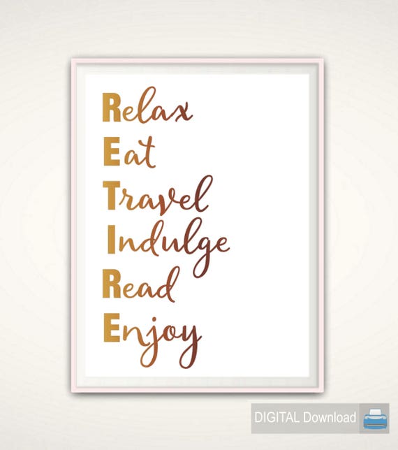 Retirement Party Sign Retirement Gifts Retirement Etsy