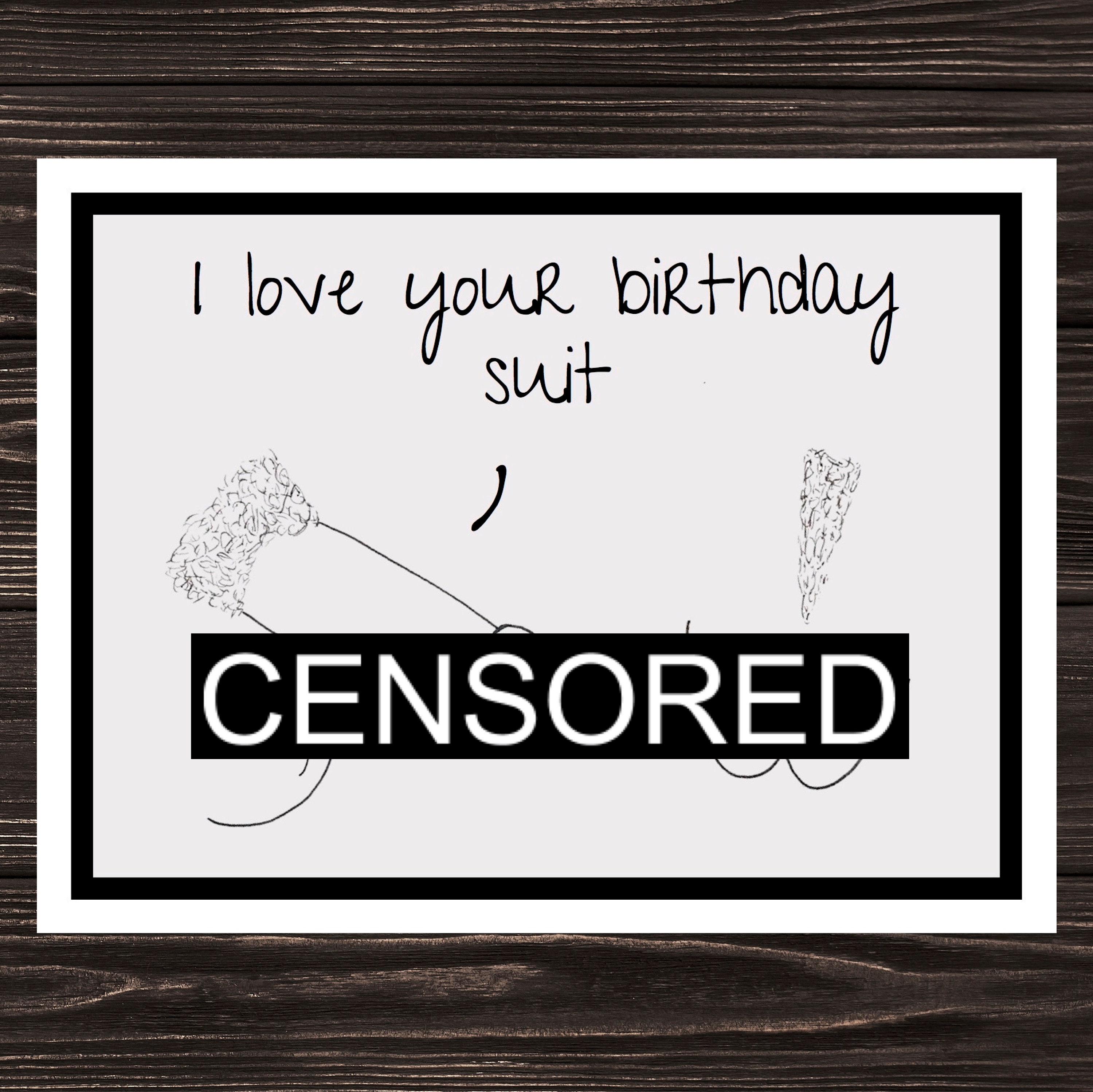 Naughty Birthday Card Sexy Birthday Card Dirty Birthday | Etsy