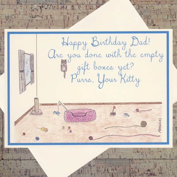 Chat Anniversaire Carte Carte Danniversaire Papa Pere Etsy Chat Anniversaire Carte Carte Danniversaire Papa Pere Etsy