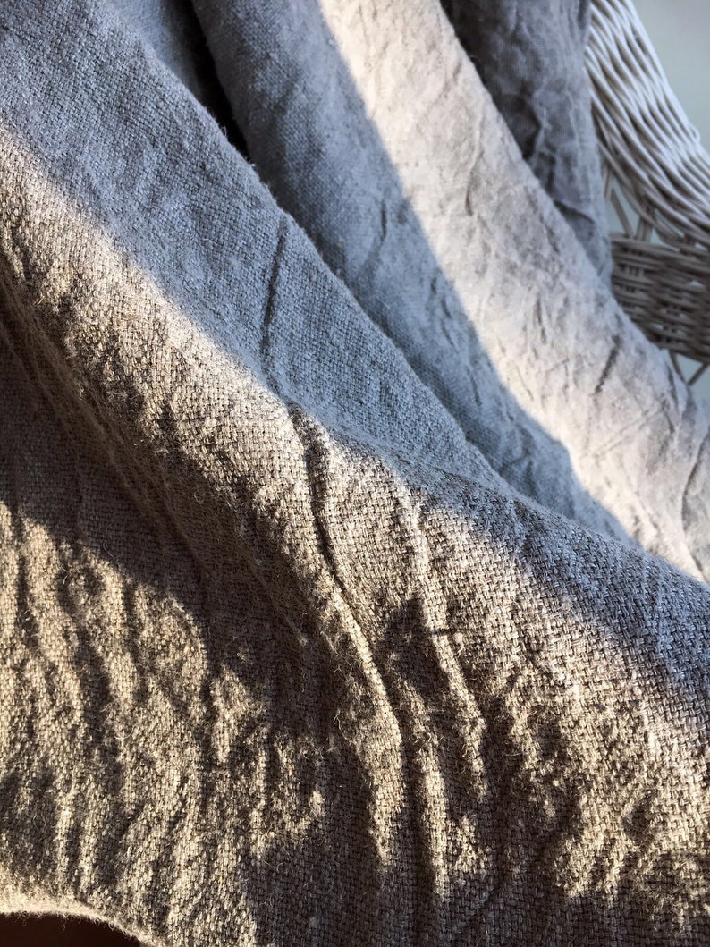 Linen Bed Cover Rustic Linen Rustic Blanket Linen Throw Etsy UK