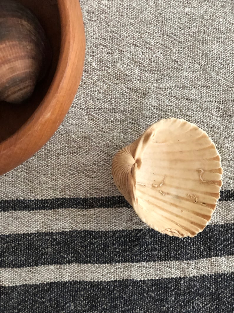 French Striped Linen Placemats Set of 6 Linen Placemats Etsy UK