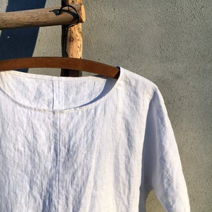 Linen Top Linen Shirt Women Shirt With Sleeves Linen T - Etsy