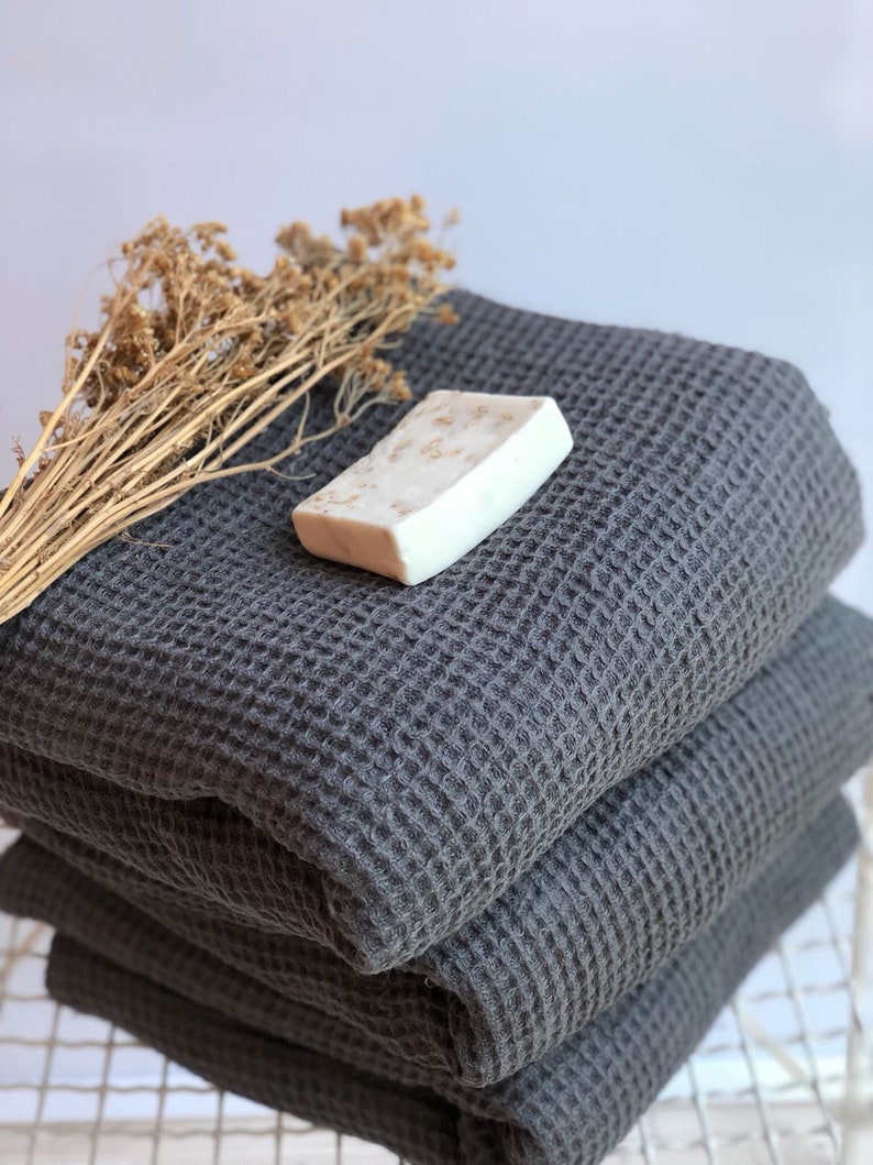 Grey Linen Bath Towel Waffle Large Towel Gift For Men Bath Etsy grey-linen-bath-towel-waffle-large-towel-gift-for-men-bath-etsy