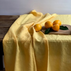 Linen tablecloth, Easter tablecloth, kitchen tablecloth, Custom tablecloth, Linen table cloth, tablecloths in many colors, Round tablecloth