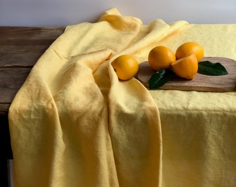 Linen tablecloth, Easter tablecloth, kitchen tablecloth, Custom tablecloth, Linen table cloth, tablecloths in many colors, Round tablecloth