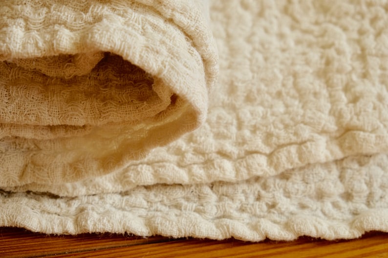 linen throw rustic throw Rustic linen Rustic blanket Linen bed cover Champagne color Textured cream bed covers linen bedding bed throw