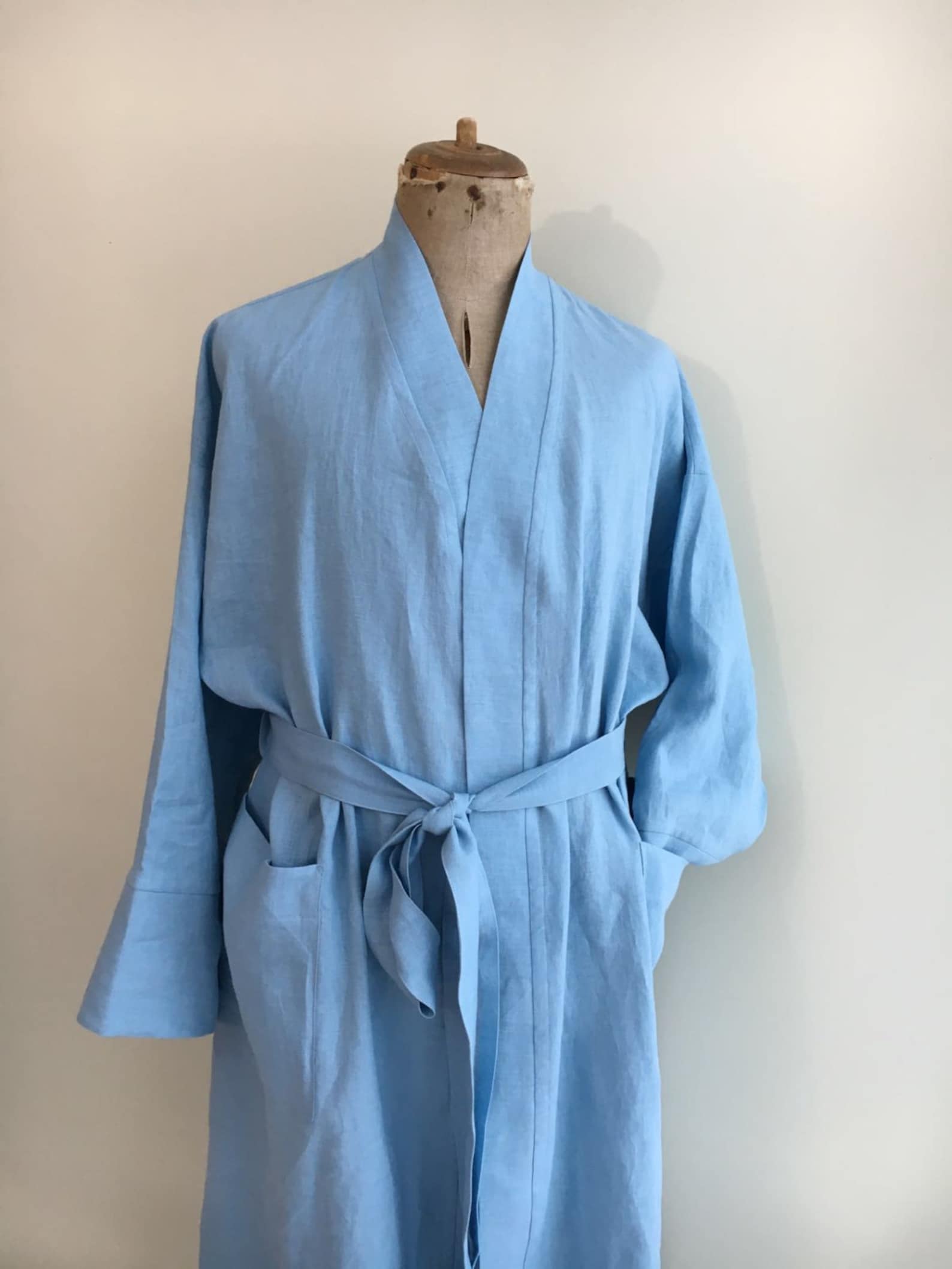 Linen Bath Robe Womens Linen Robe Linen Robe Womens Robe - Etsy