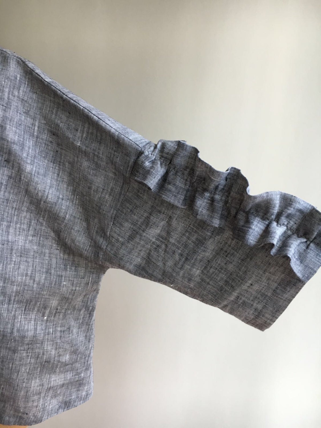 Linen Diva Top in Greige