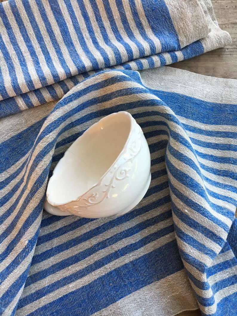 Set of 4 Heavy Linen tea towels dish towels kitchen towels Etsy