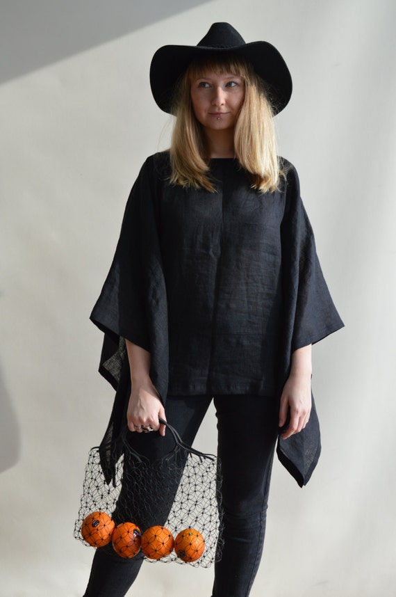 Linen Kimono Top, Poncho Top, Loose Linen Top, Lightweight Linen Kimono Top, Poncho Top, Loose Linen Top, Lightweight