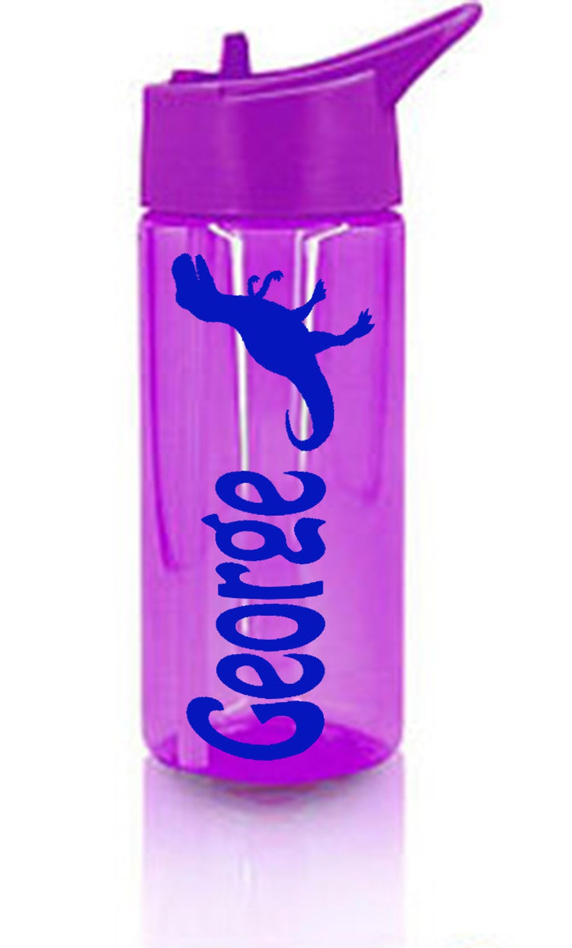 Childs straw drinking bottle Personalised kids bottle School Etsy