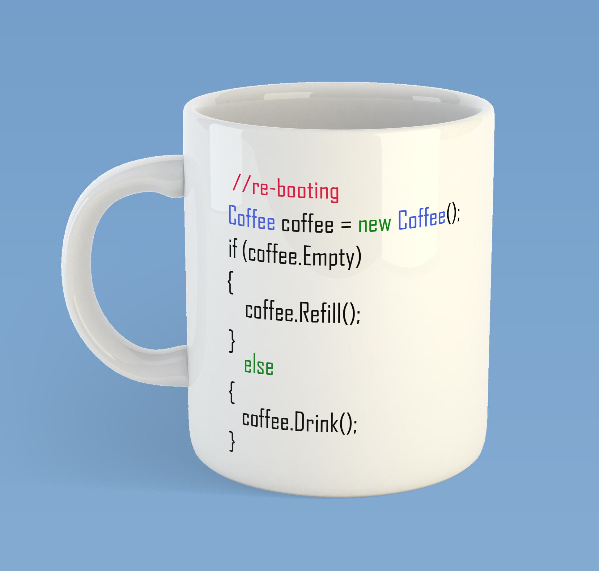 Binary Code Coffee Mug, Geeky Computer Nerd Gift - Etsy UK