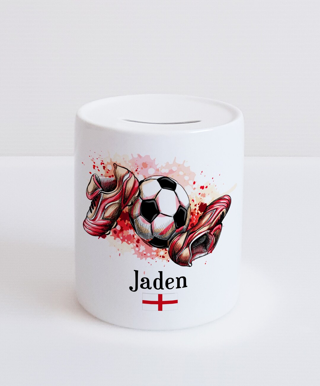 Football Money Box World Cup Money Box Personalised Football Etsy UK