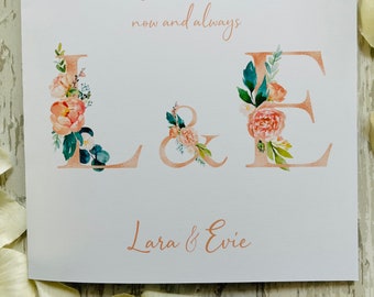 Personalised Remembering Twins Loving Memory Memorial Remembrance Sympathy Child Card Taken too soon Baby loss Born sleeping