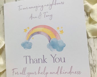 thank you card for neighbor