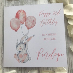 Personalised 1st Birthday Card, 1st Birthday Card, Daughter Birthday Card, Son Birthday Card, Grandson Birthday Card, 2nd Birthday, Godson