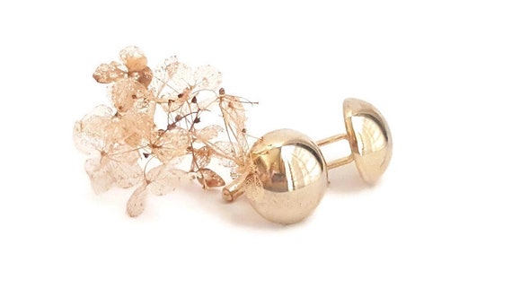 Vintage Gold Cuff links/Gold Cuff Links/Groom Cuff