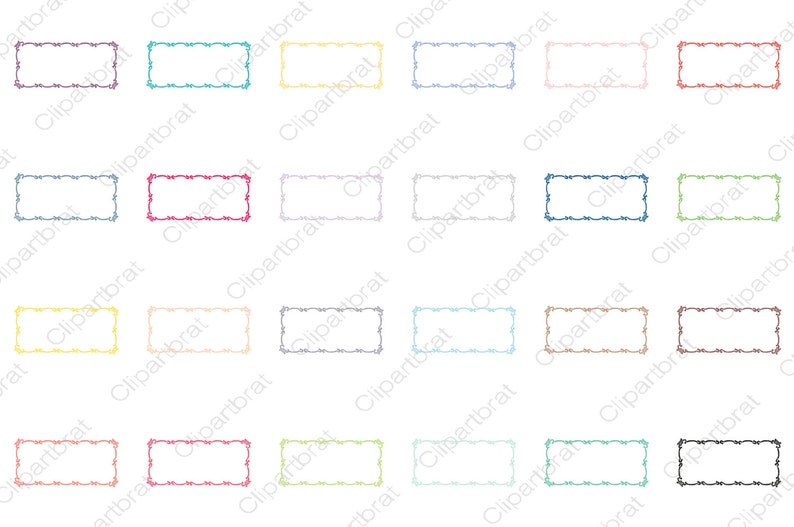 Download NAUTICAL FRAME CLIPART Commercial Use Planner Clip Art | Etsy