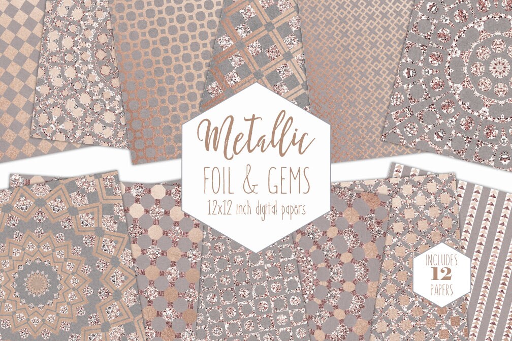 Craft Paper Digital Set. Brown Craft Paper. Brown Scrapbook Paper